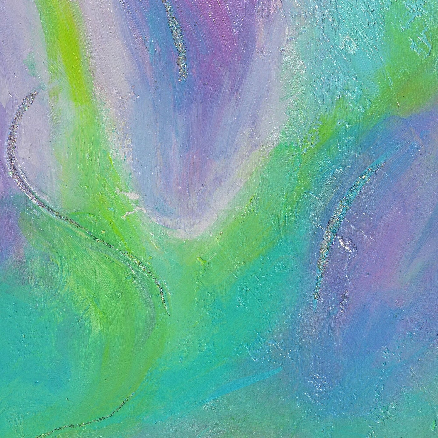 Bloom Original Abstract Floral Painting | Soft Pastel Canvas Wall Art 11x14