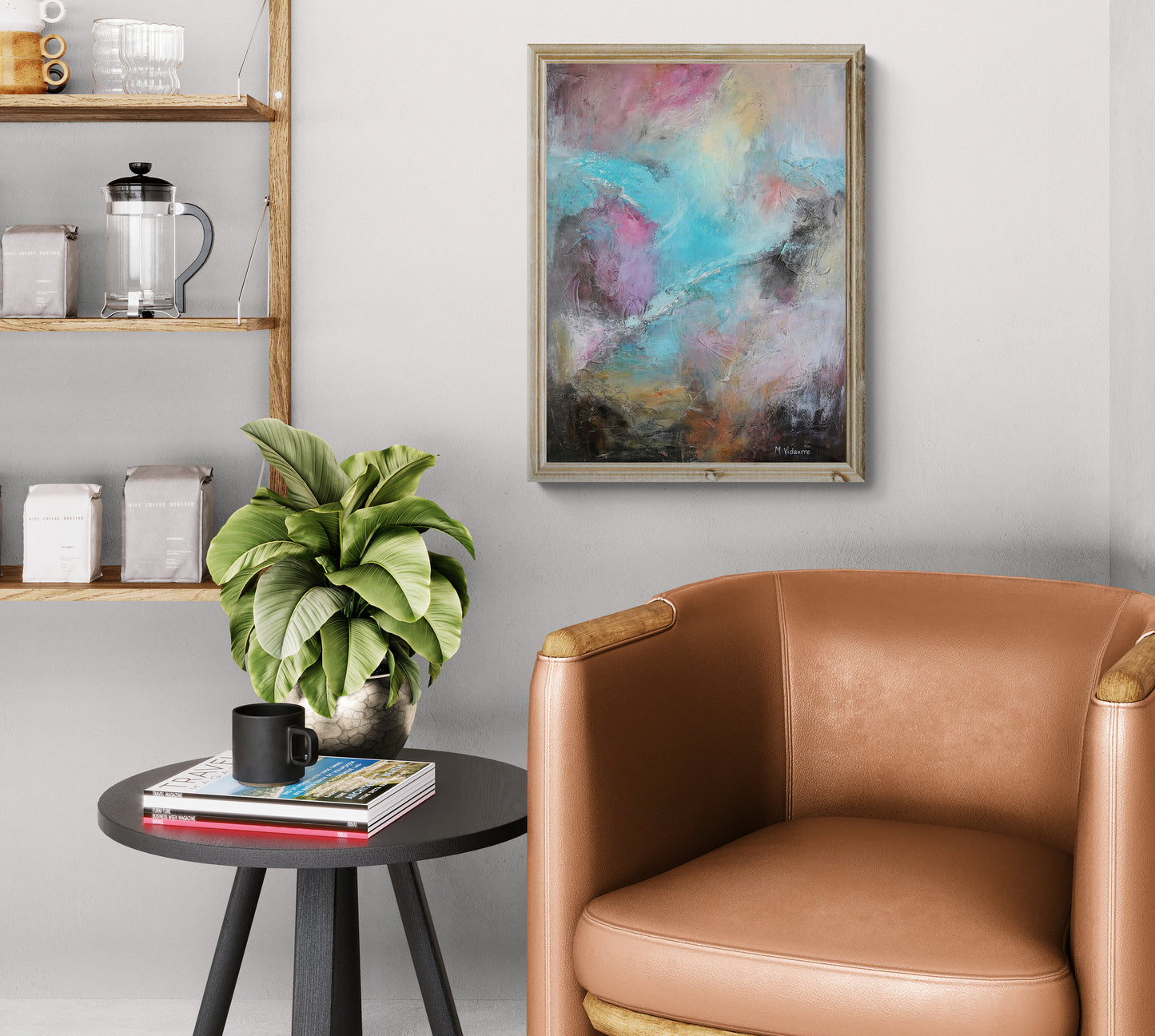 Original Abstract Painting, 18x24 Acrylic on Canvas, Modern Wall Art, Large Contemporary Decor