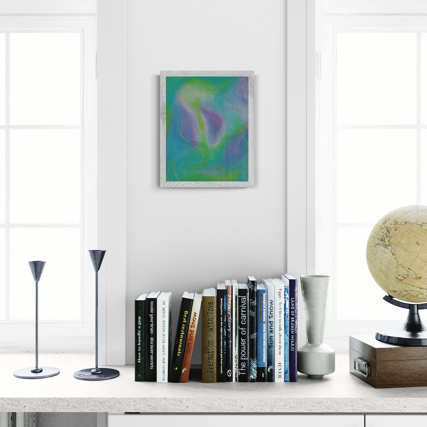 Bloom Original Abstract Floral Painting | Soft Pastel Canvas Wall Art 11x14