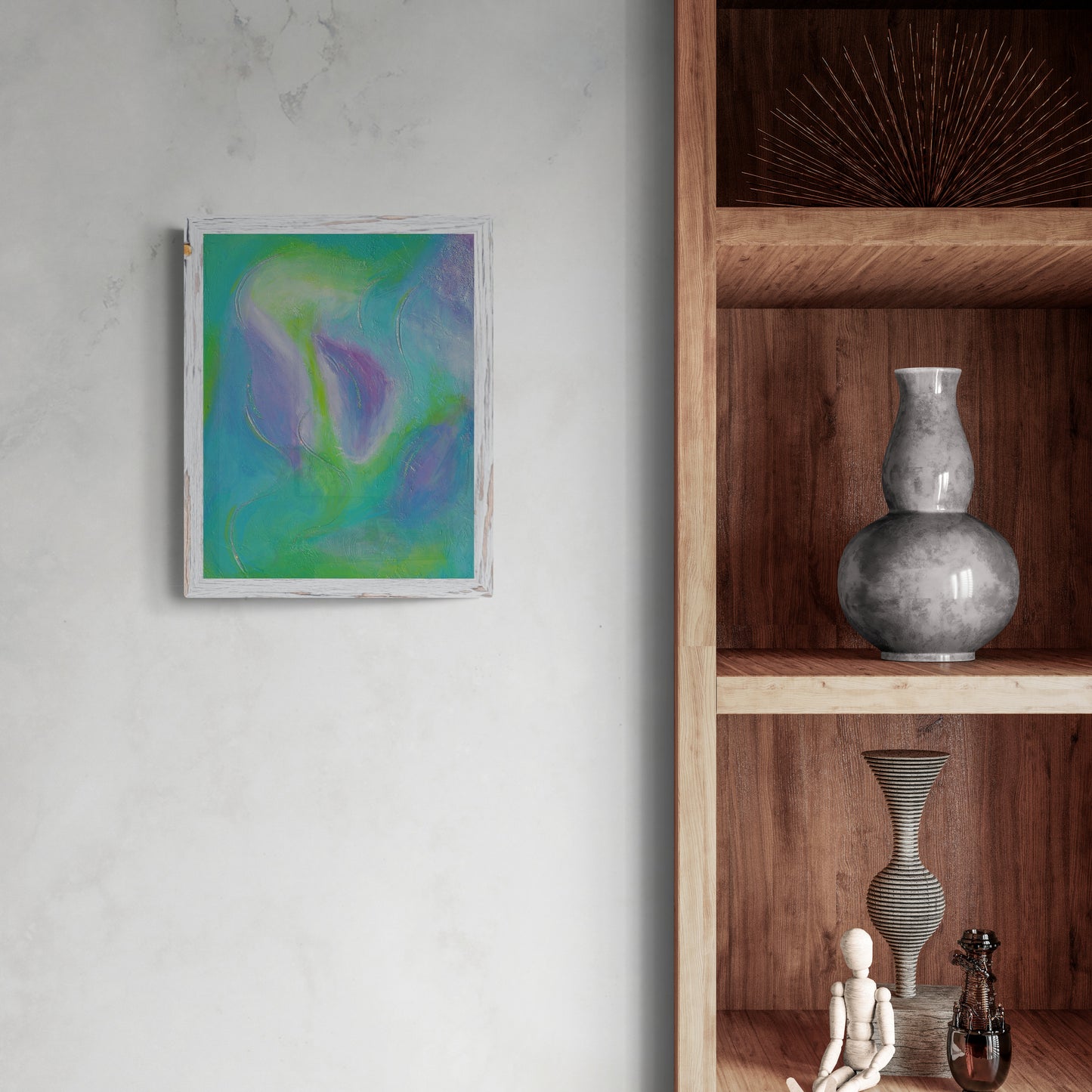 Bloom Original Abstract Floral Painting | Soft Pastel Canvas Wall Art 11x14