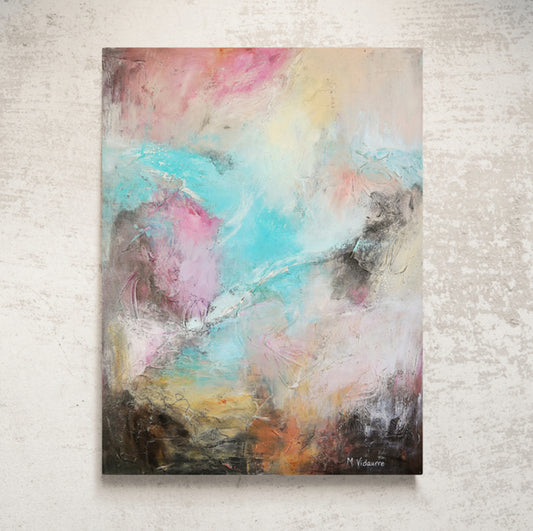 Original Abstract Painting, 18x24 Acrylic on Canvas, Modern Wall Art, Large Contemporary Decor