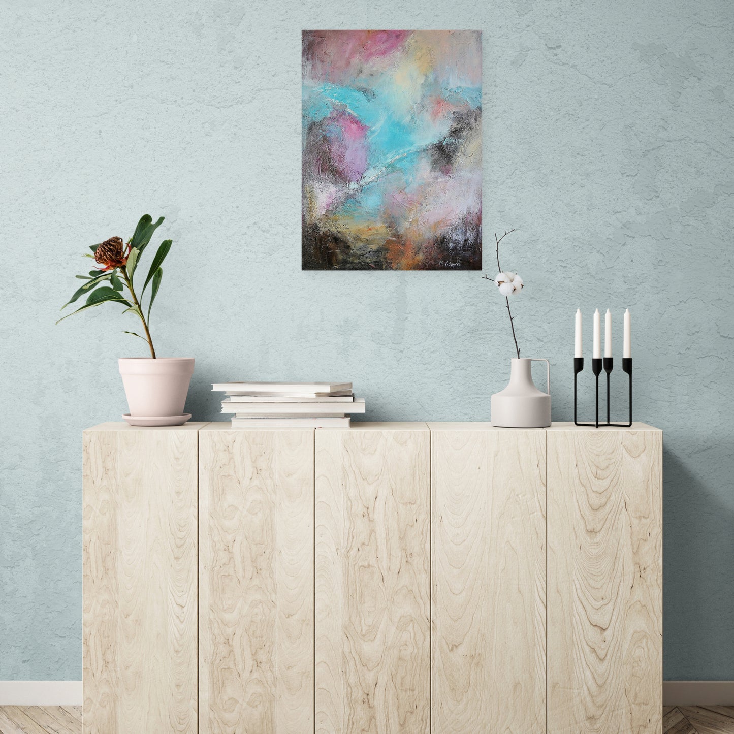 Original Abstract Painting, 18x24 Acrylic on Canvas, Modern Wall Art, Large Contemporary Decor